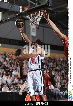 BASKETBALL - SEMAINE DES AS 2009 - LE HAVRE (FRA) - 19 TO 22/02/2008 - FINAL ORLEANS - LE MANS - RYVON COVILE / ORLEANS PHOTO : PASCAL ALLEE / HOT SPORTS / DPPI Foto Stock