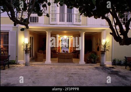 Laura Ashley Residence, Bahamas, Aussenansicht Eingang Foto Stock