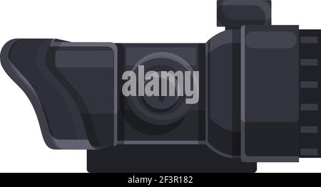Icona della spia telescopica Sniper. Cartoon di Sniper icona vettore di vista telescopica per il web design isolato su sfondo bianco Illustrazione Vettoriale