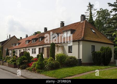 Case di famiglia a Dortmund-Kemminghausen, Dortmind, Germania. Foto Stock