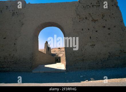 Deir El Bahri tempio mortuario di Hatshepsut Luxor Egitto Foto Stock