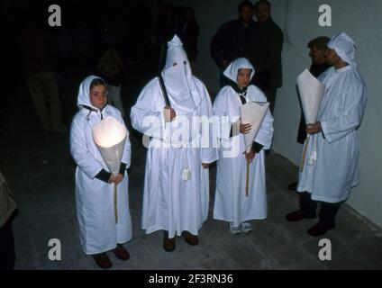 Castelsardo, Sardegna, Italia, la settimana Santa (scannerizzata dalla slide) Foto Stock