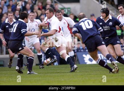 RUGBY SIX NATIA ENGLAND V SCOTLAND 22/3/2003 FOTO DAVID ASHDOWNRUGBY Foto Stock