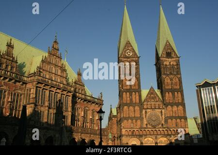 Impressionen aus Bremen im Frühjahr Foto Stock