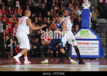 BASKET - CAMPIONATO FRANCESE PROA 2012-2013 - CHOLET V BOULAZAC - CHOLET (FRA) - 24/11/2012 - FOTO PASCAL ALLEE / HOT SPORTS / DPI - DAVID RAMSEYER (BOU) Foto Stock