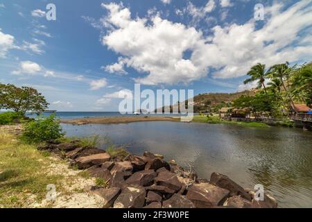 Saint Vincent e Grenadine, Buccament Bay Foto Stock