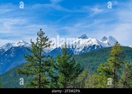 Tantalus Range, Coast Mountains, British Columbia, Canada Foto Stock