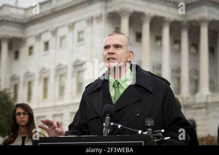 Il rappresentante degli Stati Uniti Matt Rosendale (Repubblicano del Montana) ha espresso le sue osservazioni durante una conferenza stampa della House Freedom Caucus sull'immigrazione al confine meridionale, al di fuori del Campidoglio degli Stati Uniti a Washington, DC, USA, mercoledì 17 marzo, 2021. Foto di Rod Lamkey/CNP/ABACAPRESS.COM Foto Stock