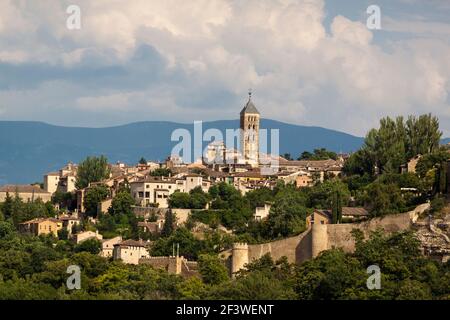 Segovia, città monumentale. Alcazar, cattedrale e chiese Foto Stock