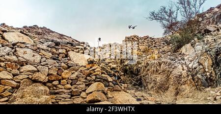 Jabal al-Thawr (Monte Thawr) makkah Foto Stock