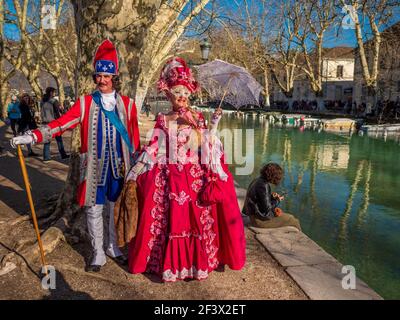 Annecy (Francia centro-orientale), il Carnevale veneziano Foto Stock