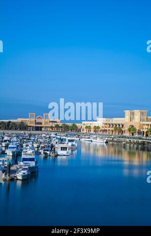 Il Kuwait Kuwait City, Souk Shark Shopping Centre e Marina Foto Stock