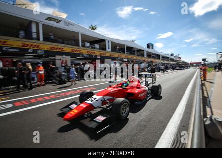 14 AUBRY Gabriel, (fra), GP3 Series team Arden International, in azione durante il campionato FIA GP3 2018 in Francia dal 22 al 24 giugno a le Castellet - Foto Sebastiaan Rozendaal/DPPI Foto Stock