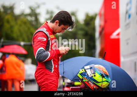 AUBRY Gabriel, (fra), GP3 Series team Arden International, ritratto durante il campionato 2018 FIA GP3, Italia a Monza dal 31 agosto al 2 settembre - Foto Sebastiaan Rozendaal / DPPI Foto Stock