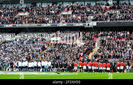 FINALE DI CARLING CUP. SPURS V MAN UTD A WEMBLEY. 1/3/2009. IMMAGINE DAVID ASHDOWN Foto Stock