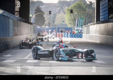 20 EVANS Mitch (aus), team di Formula e Panasonic Jaguar racing, azione durante il campionato di Formula e 2018, a Roma, Italia, dal 14 al 15 aprile - Foto Gregory Lenenmand / DPPI Foto Stock