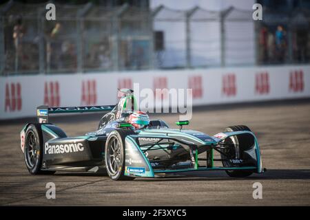 03 PIQUET Nelson jr, (bra), team di Formula e Panasonic Jaguar Racing, azione durante il campionato di Formula e 2018, a Berlino, Germania, dal 18 al 20 maggio - Foto Gregory Lenenmand / DPPI Foto Stock