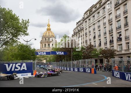 Partenza 02 UCCELLO Sam (gbr), Formula e team DS automobili Virgin Racing, azione durante il campionato di Formula e 2018, a Parigi, Francia dal 27 al 29 aprile - Foto Antonin Vincent / DPPI Foto Stock