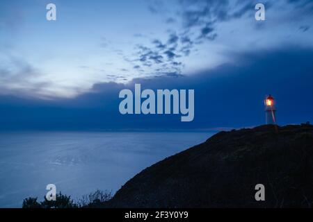 Faro di Cape Schanck in Australia Foto Stock