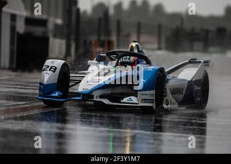 28 da COSTA Antonio Felix (prt), BMW i Andretti Motorsport Team durante le prove di Formula e 2018, a Valencia, Spagna, dal 16 al 19 ottobre - Foto Xavi Bonilla/DPPI Foto Stock