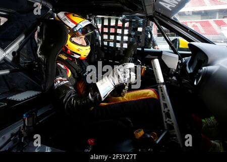 DUPONT Denis (bel), Comtoyou Racing, Audi RS3 LMS, ritratto durante i test di auto FIA WTCR World Touring 2018 a Barcelone, Spagna, dal 28 al 29 marzo - Foto Paulo Maria / DPPI Foto Stock