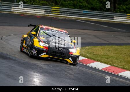 20 DUPONT Denis (bel), Comtoyou Racing, Audi RS3 LMS, in azione durante la Coppa del mondo 2018 FIA WTCR Touring Car di Nurburgring, Germania dal 10 al 12 maggio - Foto Florent Gooden / DPPI Foto Stock