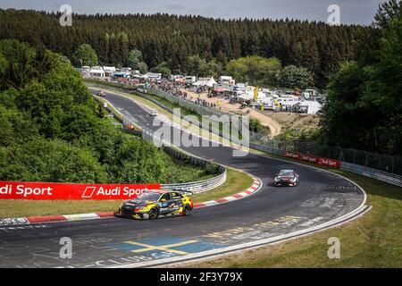 20 DUPONT Denis (bel), Comtoyou Racing, Audi RS3 LMS, azione durante la Coppa del mondo 2018 FIA WTCR Touring Car di Nurburgring, Nordschleife, Germania dal 10 al 12 maggio - Foto Francois Flamand / DPPI Foto Stock