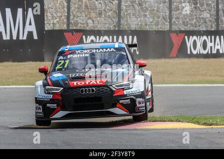 21 PANIS Aurelien, (fra), Audi RS3 LMS TCR team Comtoyou Racing, azione durante la Coppa del mondo 2018 FIA WTCR Touring Car Cup della Cina, a Ningbo dal 28 al 30 settembre - Foto Marc de Mattia / DPPI Foto Stock