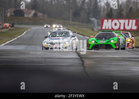 369 GREENSALL Nigel (grb), TURKMEN Guner (tur), KTM X-BOW GT4 del team Greensall Motosport, in azione nel corso del campionato francese FFSA GT 2018, dal 30 marzo al 2 aprile a Nogaro, Francia - Foto Marc de Mattia/DPPI Foto Stock