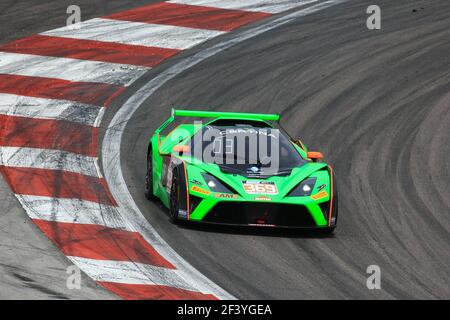 369 GREENSALL Nigel (grb), TURKMEN Guner (tur), KTM X-BOW GT4 team Greensall Motosport, azione nel corso del 13 FFSA GT circuito campionato francese, dal 15 al 2018 luglio a Digione, Francia - Foto Jean-Marie farina / DPPI Foto Stock