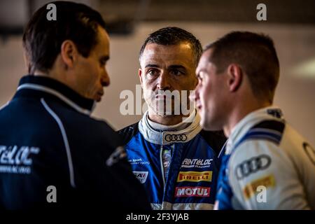 MICHAL Fabien (fra), GUILVERT Gregory (fra), SAINTELOC Racing (fra), Audi R8 LMS GT4 ritratto durante il campionato francese del circuito FFSA GT 2018, dal 12 al 14 ottobre a le castellet, Francia - Foto Thomas Fenetre/DPPI Foto Stock