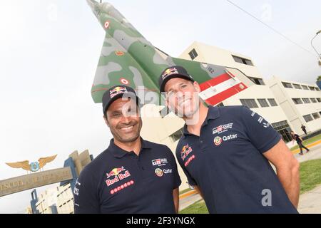 AL-ATTIYAH NASSER (QAT) Legende, TOYOTA Hilux, auto, auto, ritratto durante la Dakar 2018, scrutinio, verifiche, Perù, il 3 al 6 gennaio - Foto Eric Vargiolu / DPPI Foto Stock