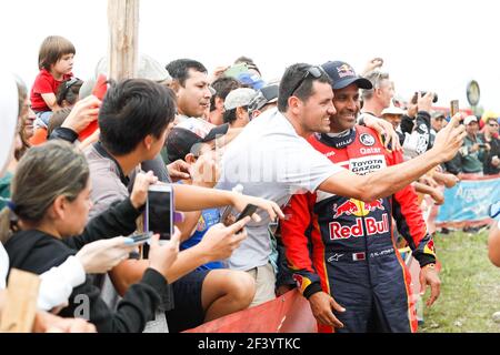 AL-ATTIYAH NASSER (QAT) Legende, TOYOTA Hilux, auto, auto, ritratto durante la Dakar 2018, Stage 14 Cordoba a Cordoba, Argentina, gennaio 20 - Foto Florent Gooden / DPPI Foto Stock