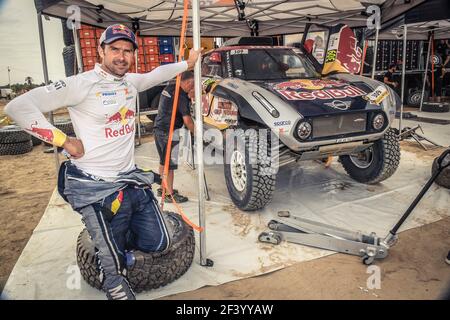 309 DESPRES Cyril (AND), cotre Jean-Paul (fra), X-RAID Mini John Cooper Works Buggy Team, Mini John Cooper Works Buggy, auto, durante il Rally del Marocco 2018, fase 2, Erfoud a Erfoud, 6 ottobre - Foto Eric Vargiolu / DPPI Foto Stock