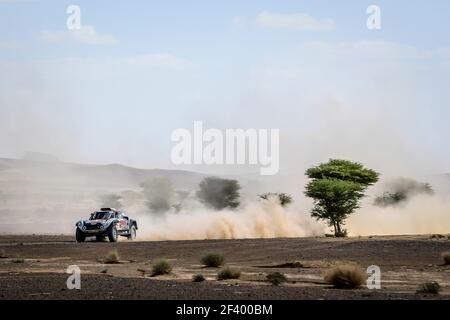 309 DESPRES Cyril (AND), cotre Jean-Paul (fra), X-RAID Mini John Cooper Works Buggy Team, Mini John Cooper Works Buggy, auto, azione durante il Rally del Marocco 2018, fase 3, Erfoud a Erfoud, 7 ottobre - Foto Eric Vargiolu / DPPI Foto Stock