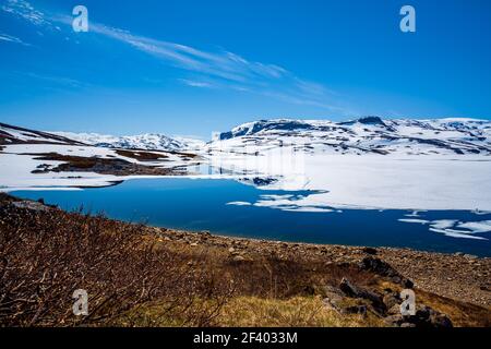 La bellissima natura della Norvegia.. La bellissima natura della Norvegia paesaggio naturale. Foto Stock