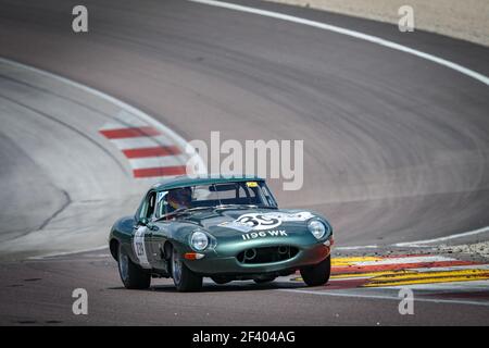 239 Chris WARD, Andy ELCOMB, GBR, GBR, JAGUAR Type e 3.8L 1965, azione durante il Tour Auto 2018 Optic 2000, dal 24 al 28 aprile - Foto Alexandre Guillaumot / DPPI Foto Stock