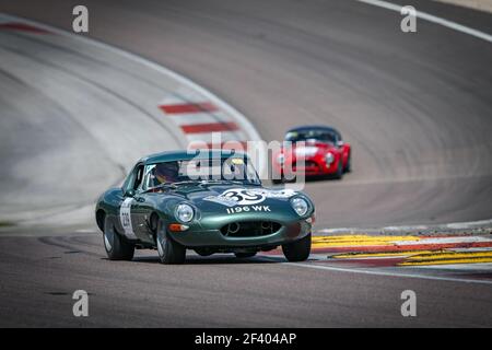 239 Chris WARD, Andy ELCOMB, GBR, GBR, JAGUAR Type e 3.8L 1965, azione durante il Tour Auto 2018 Optic 2000, dal 24 al 28 aprile - Foto Alexandre Guillaumot / DPPI Foto Stock