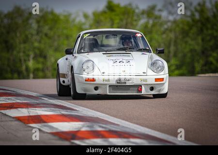 262 Jean-Maurice REY, Sebastien EBERHARD, che, che, PORSCHE 911 Carrera RS 3.0L 1973, azione durante il Tour Auto 2018 Optic 2000, dal 24 al 28 aprile - Foto Alexandre Guillaumot / DPPI Foto Stock