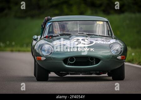 239 Chris WARD, Andy ELCOMB, GBR, GBR, JAGUAR Type e 3.8L 1965, azione durante il Tour Auto 2018 Optic 2000, dal 24 al 28 aprile - Foto Alexandre Guillaumot / DPPI Foto Stock