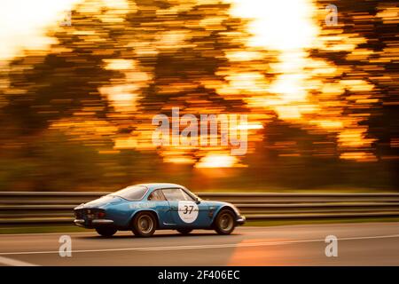 37 PREVOT (fra) / CHAMBORD (bel), ALPINE RENAULT A110 1300S 1968, azione in occasione del le Mans Classic 2018, Francia dal 6 all'8 luglio, a le Mans - Foto Antonin Vincent / DPPI Foto Stock