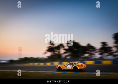 04 RITTWEGER (deu) / HANCOCK (gbr) / GEORGI (deu), FERRARI 365 GTB/4 Gr.IV 1972, azione durante il le Mans Classic 2018, Francia dal 6 all'8 luglio, a le Mans - Foto Antonin Vincent / DPPI Foto Stock