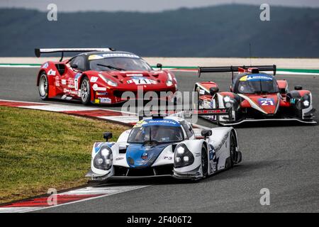 79 NOBLE Colin (gbr), McCaig Alexander (blr), Ligier JS P3 Nissan team Ecurie Ecosse Nielsen, azione durante la Michelin le Mans Cup 2018 dal 26 al 28 ottobre a Portimao, Portogallo - Foto Jean Michel le Meur / DPPI Foto Stock