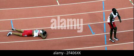 COMMONWEALTH GIOCHI A MANCHESTER 100M MENS FINALE MARK LEWIS-FRANCIS E. DWAIN CAMERE FOTO DAVID ASHDOWNCOMMONWEALTH GIOCHI DI MANCHESTER Foto Stock