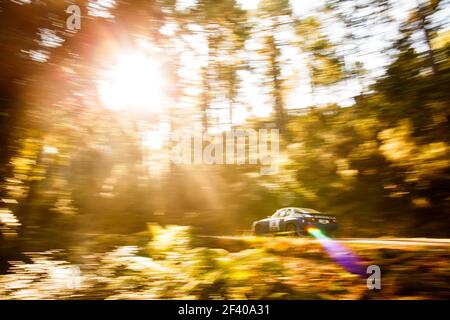 248 ROCHE Philippe (fra), BUDIN Pierre (fra), Porsche 924 Turbo Carrera GT, azione durante il Tour de Corse historique 2018 dall'8 al 13 ottobre in Corsica, Francia - Foto Antonin Vincent / DPPI Foto Stock