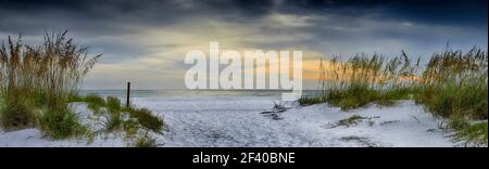 Vista panoramica di Holmes Beach, Anna Maria Island,Manatee County,l'America Foto Stock