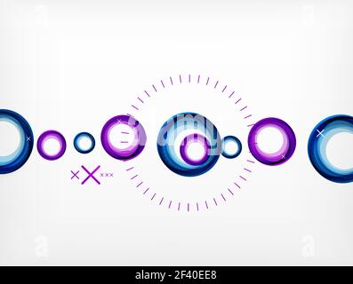 Flying cerchi astratto, vettore sfondo geometrica, il colore delle bolle di aria, banner web, il modello di business o presentazione della tecnologia di sfondo o elementi. Flying cerchi astratto, vettore sfondo geometrica, il colore delle bolle di aria, banner web, il modello di business o presentazione della tecnologia di sfondo o elementi, illustrazione vettoriale Illustrazione Vettoriale