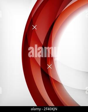 Lucida vettore d'onda dello sfondo con la luce e gli effetti ombra, croce bianca forme. Lucida vettore d'onda dello sfondo con la luce e gli effetti ombra, croce bianca forme. Modello per banner web, business o presentazione della tecnologia di sfondo o elementi, illustrazione vettoriale Illustrazione Vettoriale