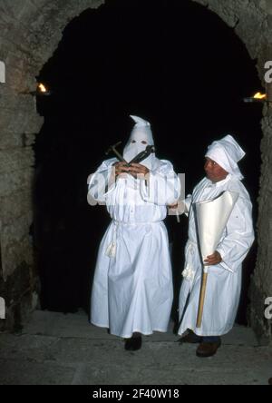 Castelsardo, Sardegna, Italia, la settimana Santa (scannerizzata dalla slide) Foto Stock