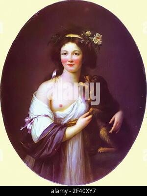 Élisabeth Vigée le Brun - Ritratto Mme D Aguesseau C 1770 Foto Stock